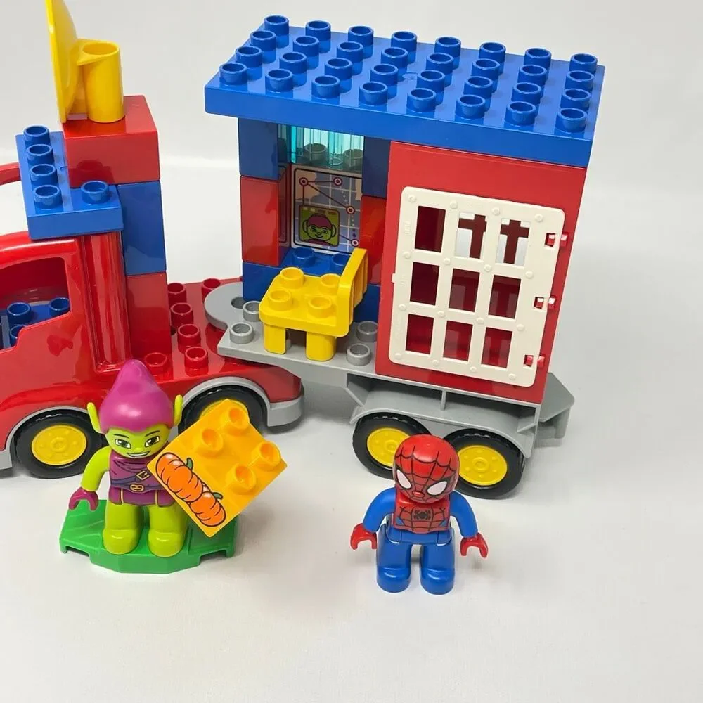 Lego Duplo Spider-Man Spiderman Spider Truck Adventure 10608 Set Preowned Goblin